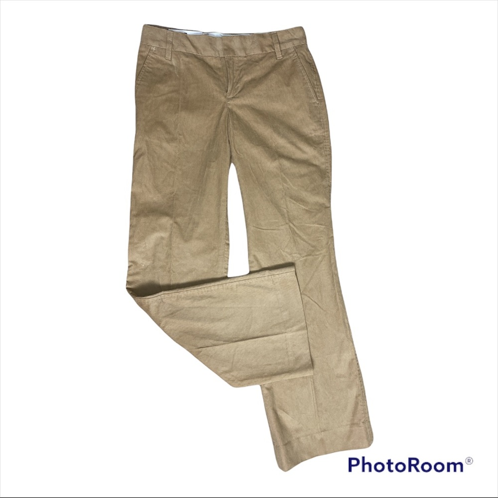 NWT Gap Stretch Brown Corduroy Pants Flare, Low Rise